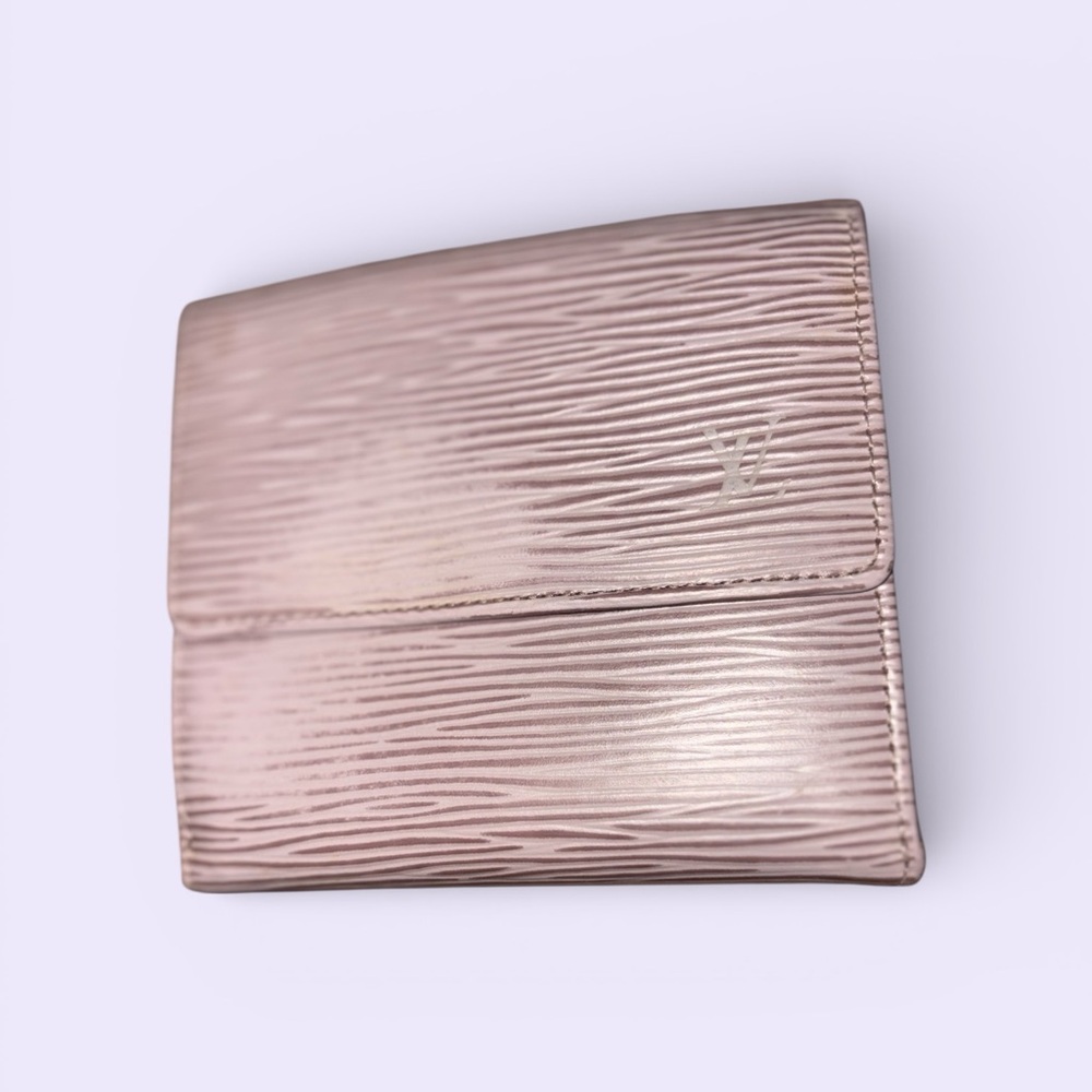 Louis Vuitton Elise  epi wallet (lilac)